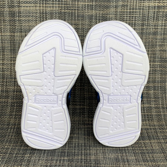 Reebok Kids Slip On Sneakers in Gray and Blue Infant Shoes size 5 - Picture 9 of 11